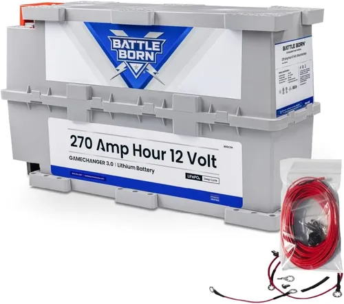 Batería de iones de litio con calefacción integrada de 270Ah 12V (LiFePO4) para RV, marina, solar y fuera de la red - Tecnología de calefacción