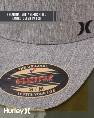 Miniatura 6 de Hurley Gorras para hombre - Gorra de béisbol Mini Icon Mesh Panel - Sombreros ajustados para hombre