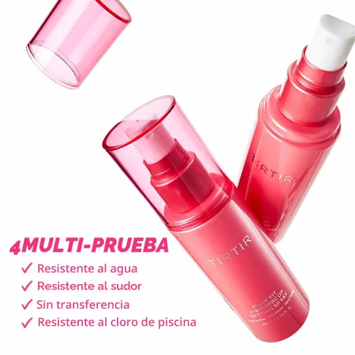 Miniatura 3 de TIRTIR Spray Fijador Impermeable – Fijación de Larga Duración de 24 Horas, Finalizador de Maquillaje Resistente al Sudor y al Agua – Sin Etanol