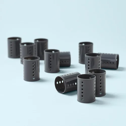 Miniatura 3 de Diane Rodillos magnéticos para el cabello de 2 pulgadas, sujeción segura para rizos y volumen, ideales para peinar con alfileres, púas o clips, Gris