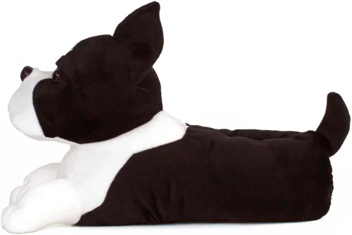 Miniatura 2 de Pantuflas Boston Terrier, BlancoNegro, 9-12