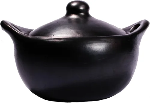 Miniatura 2 de Ancient Cookware, Olla de arcilla Chamba para guiso, extra pequeña, 1.5 cuartos