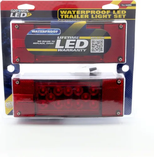 Miniatura 6 de TLL160RK Kit de luces traseras de combinación ledes color rojo Optronics