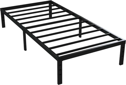 Miniatura 9 de Upcanso Marco de cama individual estrecho de 16 pulgadas, 30 x 75 pulgadas, no necesita somier, plataforma de metal de 75 x 30 pulgadas, marcos