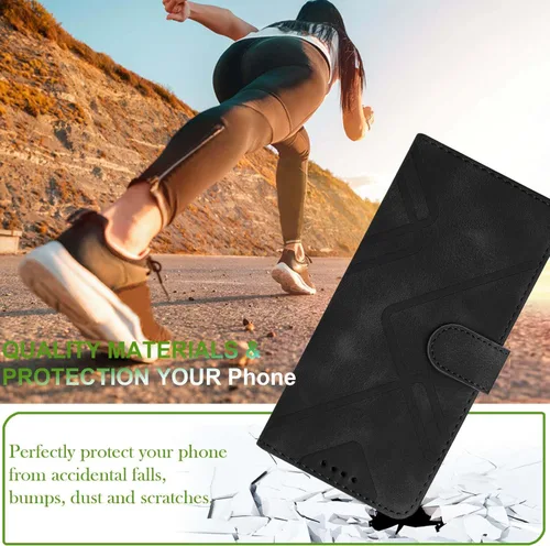 Miniatura 7 de Funda para teléfono Moto G Stylus 5G 2022, tarjetero de cuero, correa de muñeca, cierre magnético, a prueba de golpes, funda con tapa