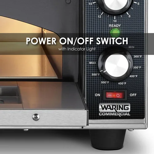 Miniatura 8 de Waring Horno de pizza comercial de una sola cubierta de servicio medio