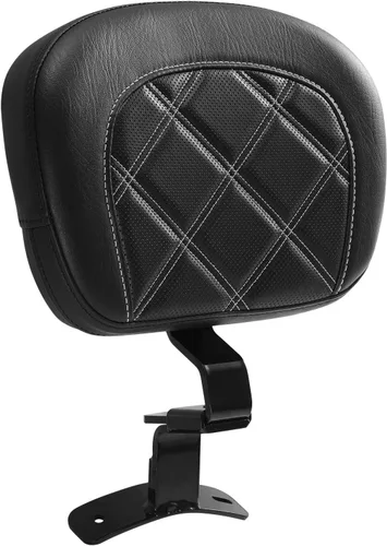 Miniatura 21 de TCT-MOTORPARTS Driver Rider - Almohadilla de respaldo para Harley Touring 2009-2023 Road King Street Road Electra Glide Ultra Black Stitching