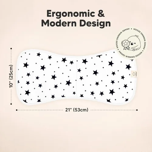 Miniatura 2 de Paños orgánicos para bebés, niños y niñas, paquete de 5, ultra absorbente, paño para eructar, ropa para recién nacidos, toalla para la leche, babero