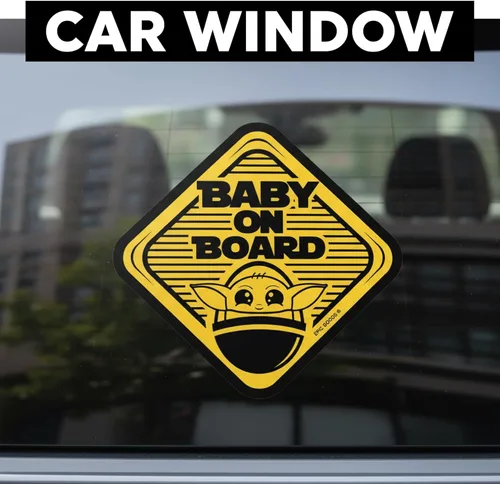 Miniatura 6 de Calcomanías de bebé a bordo, paquete de 2, letreros de bebé a bordo, set de regalo para bebé, letrero de seguridad infantil para automóvil, camión
