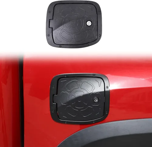 Miniatura 13 de HAPPYHORSE Tapa de Repuesto para Tanque de Combustible con Cerradura Antirrobo Compatible con Toyot@ Tacoma 2016-2022 Tapa Decorativa de Llenado