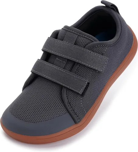 WHITIN Zapatos para niño pequeño o grande, sensación de andar descalzo, para niño o niña, tenis, ligeros, disposición natural de los dedos del pie
