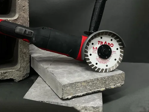 Miniatura 2 de Trabo Paquete de 3 cuchillas de unión de metal con borde turbo de 4.5 pulgadas para cortar cemento, adoquines, hormigón con barras de refuerzo