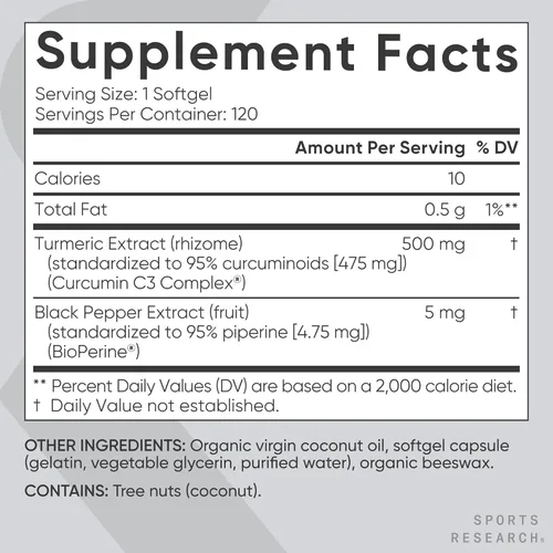 Miniatura 6 de Cúrcuma curcumina C3® Complex, la cúrcuma ayuda a un envejecimiento sano, la visión, las articulaciones y el hígado, fortificado con pimienta negra