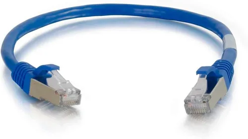 Miniatura 31 de C2G 00740 Cable Cat6a - Cable de conexión de red Ethernet blindado sin enganches, aguamarina (1 pie, 1.0 ft)