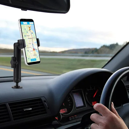 Miniatura 2 de Mippko Soporte de pared para camión, coche, barco, pared, escritorio, compatible con iPhone/Nexus/HTC/LG/Huawei/teléfonos inteligentes, ajuste
