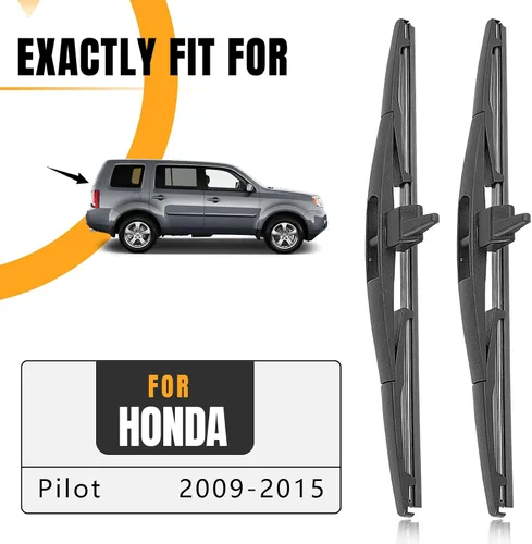 Miniatura 6 de 2 limpiaparabrisas de repuesto para Honda Pilot 2009-2015, 2 piezas de limpiaparabrisas trasero de 14 pulgadas