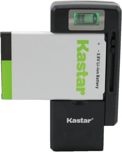 Miniatura 5 de Kastar BL-5C - Paquete de 2 baterías y mini cargador de viaje inteligente para radio de onda corta todo peligro, radio portátil V-115 transistor