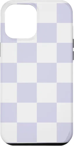 Miniatura 26 de Cute Pastel Lavender Off White Checker Pattern Design Case for iPhone 17