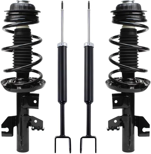 Miniatura 13 de Detroit Axle - Amortiguadores de puntales para Nissan Sentra 2007-2012 [Base S SL SR] Puntales delanteros completos con amortiguadores traseros