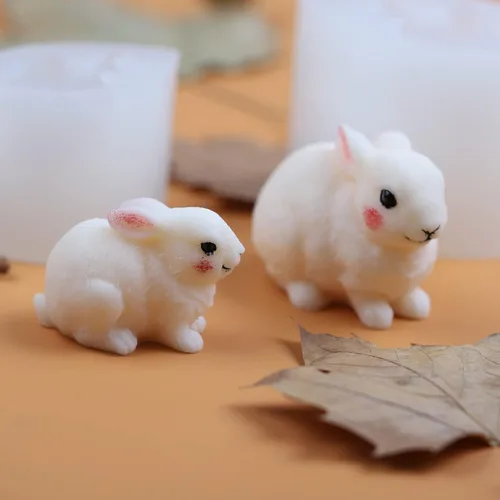 Miniatura 8 de Paquete de 4 moldes de silicona para caracolas de resina para velas y jabón, molde para hacer velas Cube-Shell-Four