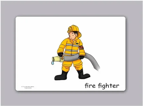 Miniatura 3 de Ocupaciones y trabajos Tarjetas Flash en inglés – Tarjetas de vocabulario Picture para el aprendizaje de idiomas – perfecto para niños, niños, niños