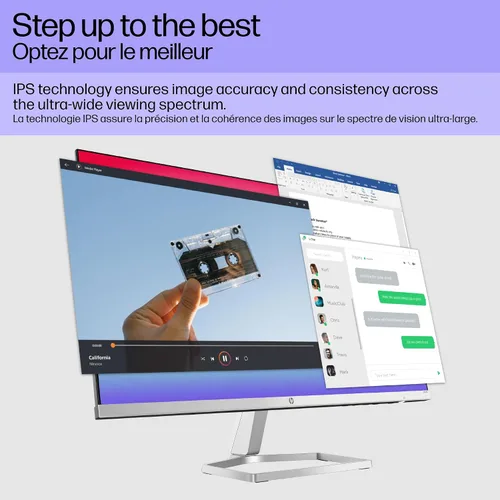 Miniatura 4 de HP Monitor serie 5 524sf 94C17AA#ABA (reemplaza a M24f) Pantalla FHD IPS (1920x1080) de 24 pulgadas, 1 HDMI, 1 x VGA, sin parpadeo, ideal