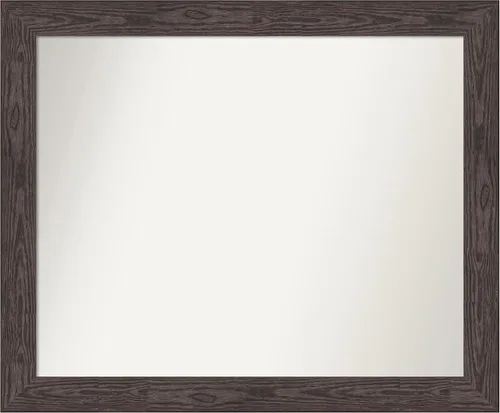 Miniatura 452 de Amanti Art Espejo personalizado, espejo de baño negro puente, espejo de pared o espejo de tocador de baño sobre el fregadero (26 x 26 pulgadas)