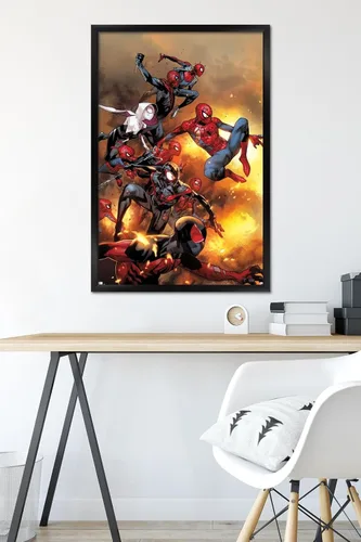 Miniatura 6 de Trends International Marvel Comics Spider-Verse - Póster de pared de The Amazing Spider-Man #13, 34 pulgadas de largo x 22.4 pulgadas, versión