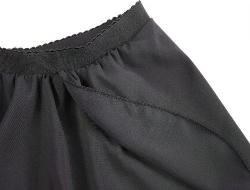 Miniatura 3 de Domusgo Girls Ballet Dance Chiffon Skirt Pull On Ballerina Dancewear for 2-12 Years Old Kids Competition Party Pink Black