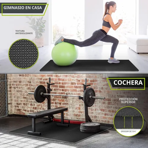 Miniatura 3 de ProsourceFit Alfombrilla de Ejercicio Tipo Rompecabezas Extra Gruesa ¾" y 1", Baldosas Entrelazadas de Espuma EVA para Suelo de Entrenamiento