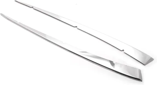 Miniatura 2 de x xotic tech Rejilla frontal para capó central con diseño de rayas, acero inoxidable cromado, compatible con Camry SE XSE 2018-2024