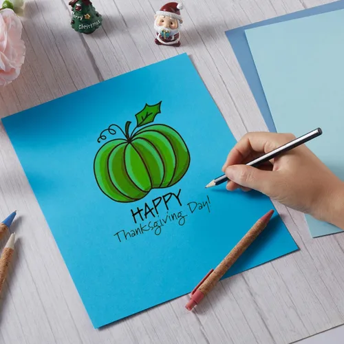 Miniatura 5 de 30 hojas de papel de cartulina de tonos de color 250GSM de 8.5x11 pulgadas, papel grueso para tarjetas de cumpleaños, invitaciones y manualidades