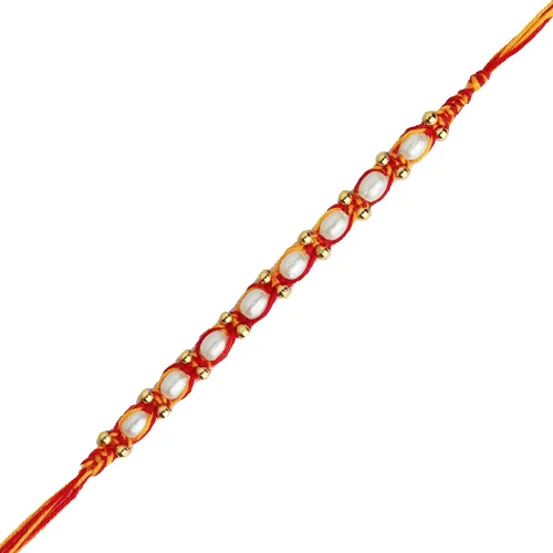 Miniatura 5 de Juego de 4 Rakhi, Algodón, Sin gemas.