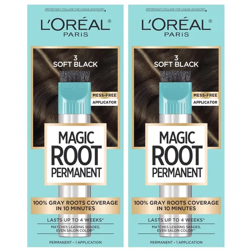 Miniatura 13 de L'Oréal Paris Magic Root - Tinte permanente para el cabello, kit de tinte de cabello de 10 minutos para rescatar raíces con cobertura de cabello 6