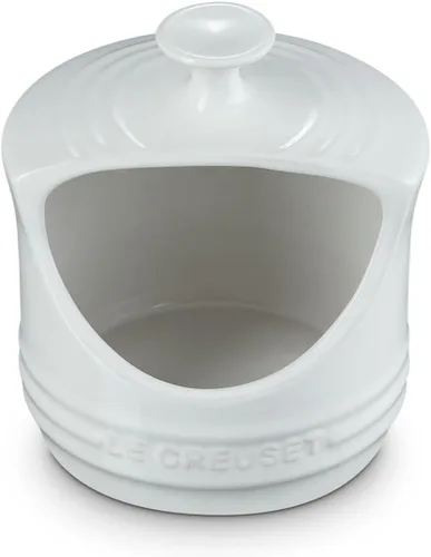 Le Creuset - Vasija de cerámica para sal, 10 onzas, blanco