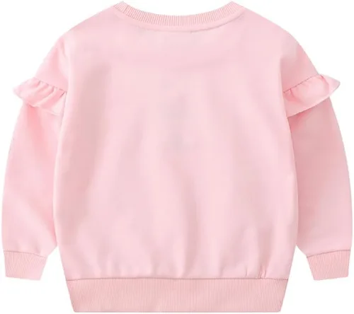 Miniatura 3 de Sudaderas casuales de manga larga para niñas pequeñas, suéter de cuello redondo, camisas de invierno para niños pequeños, ropa de 2-7T