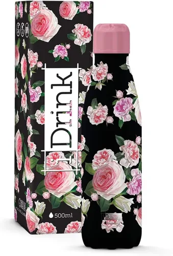 Miniatura 5 de IDRINK® Botella térmica revolucionaria, 2 paredes, botella de acero inoxidable, 16.9 fl oz UNICORN