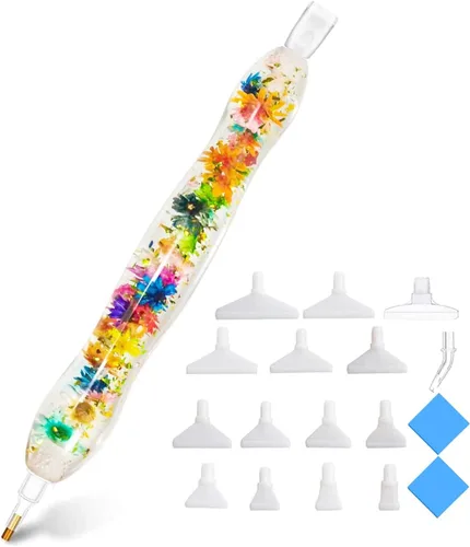 Miniatura 13 de Praise V Do Taladro de arte de pintura de diamante morado DotAccessories Tools Pen, herramienta selector de gemas de diamantes de imitación