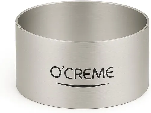 Miniatura 34 de O'Creme Anillo para Pastel de Acero Inoxidable Resistente Redondo Molde de Anillo para Pastel Mousse para Hornear, Decoración de Pasteles de Postre