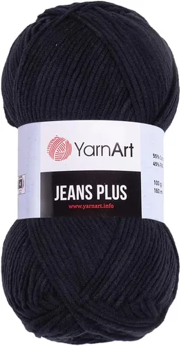 Miniatura 9 de YarnArt Jeans Plus - Hilo de mezcla de algodón suave, 100g (3.5 onzas), 160m (174 yardas), 55% algodón, 45% acrílico, grosor medio #4, ideal
