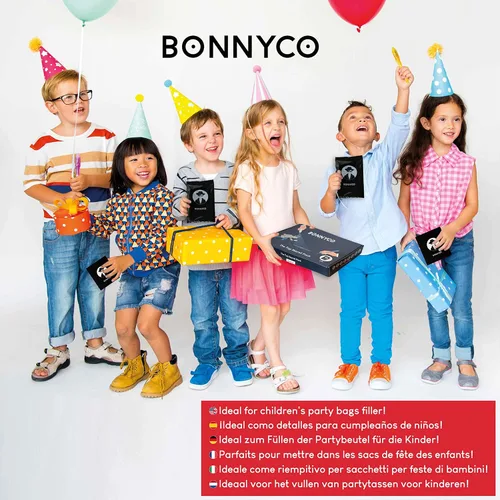 Miniatura 7 de BONNYCO 16 juegos de bolígrafo de tinta invisible y bloc de notas para regalar como recuerdos de fiesta o cumpleaños, para poner en piñata