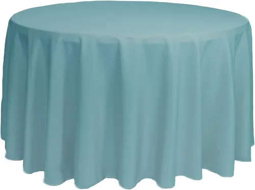 Miniatura 48 de YOUR CHAIR COVERS - Mantel redondo de poliéster prémium de 120 pulgadas - Mantel de lino color champán para mesas redondas estándar