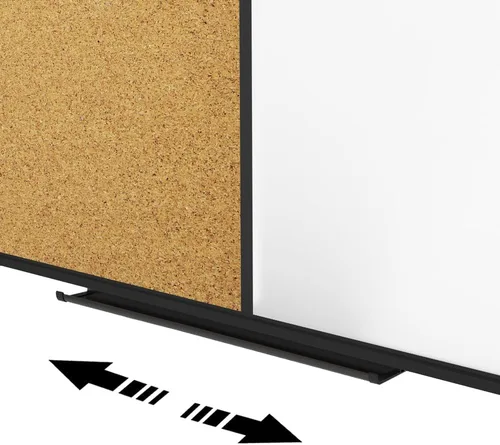 Miniatura 6 de XBoard Pizarra magnética 48x36 - Pizarra combinada de borrado en seco/tablero de corcho, pizarra blanca magnética + tablero de corcho con marco