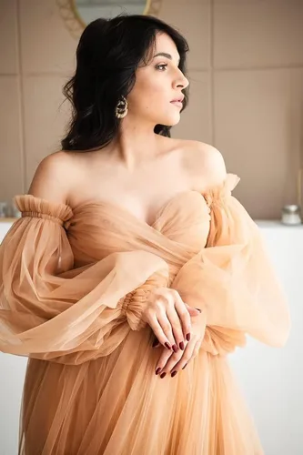 Miniatura 4 de Vestidos de maternidad de tul para sesión de fotos, batas de hombros descubiertos, manga larga, lencería nupcial, baby shower, vestidos de embarazo