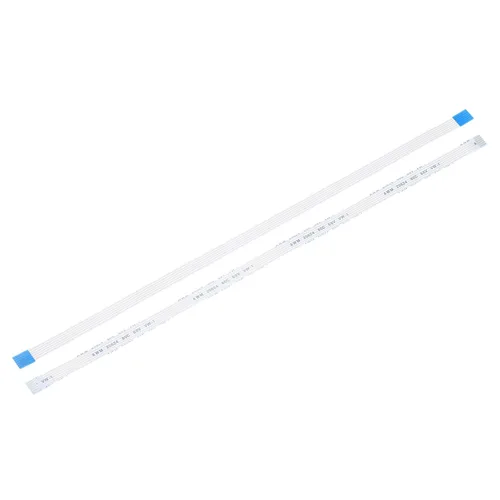 Miniatura 67 de uxcell Cable plano flexible, 5.906 in, 0.039 in, 4 pines, FPC FFC, cable de cinta flexible para TV LCD, audio de automóvil, reproductor de DVD, 10