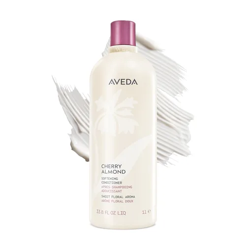 Aveda Cherry Almond Softening Conditioner | for Normal to Dry Hair | 98% Naturally Derived* | with Coconut Oil & Shea Butter | Silicone Free |
