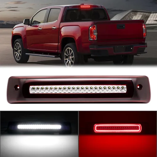 Miniatura 9 de R&F Auto Tercera luz de freno LED de repuesto para Colorado/Canyon (2004-2012) Luces de carga de techo de camioneta, lámpara de freno de montaje B