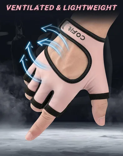 Miniatura 2 de Guantes de entrenamiento COFIT transpirables y antideslizantes, guantes de gimnasio para levantamiento de pesas para hombres y mujeres, agarre 2.
