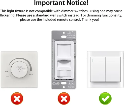 Miniatura 10 de Jaycomey Lámpara LED moderna para comedor, 52 W, regulable, moderna, lineal, con control remoto, 3000K a 6500K, lámpara de techo ajustable para isla