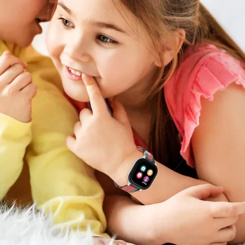 Miniatura 4 de Compatible for Verizon Gizmo Watch 3 2 1/for T-Mobile SyncUP Kids Watch/for Gabb Watch 3 2 1,20MM Kids Size Silicone Watch Band Cute Camo Straps for